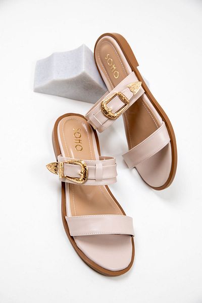 SOHO Haut Damen Hausschuhe 20263
