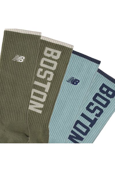 New Balance Boston Crew Socks 2 Pack