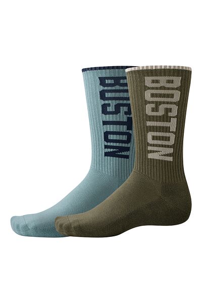 New Balance Boston Crew Socks 2 Pack