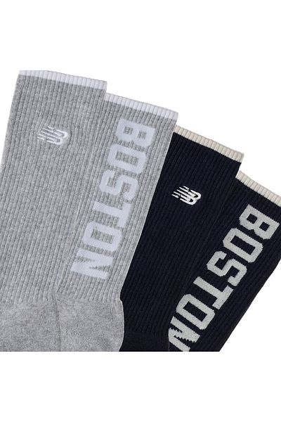 New Balance Boston Crew Socks 2 Pack
