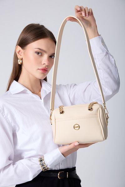 Fossil Beige Women's Shoulder Bag 05Fo25Y5032