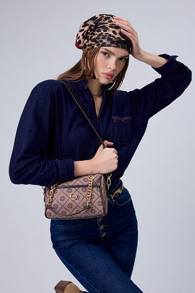 Fossil Geantă de umăr pentru femei Tram Powder 05FO25Y5032
