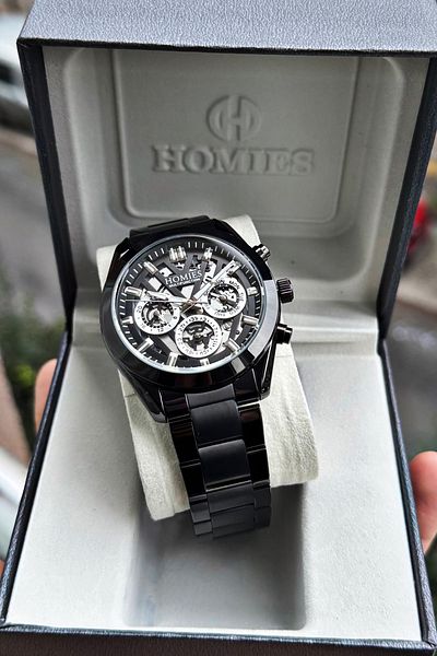 Homies Men's Wristwatch Love's Day Special Gift Box and Bracelet with Gift.Hmos05
