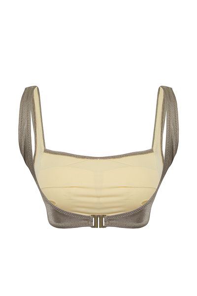 Trendyol Collection Khakifarbenes Bralette-Bikinioberteil – TBESS25BU00035