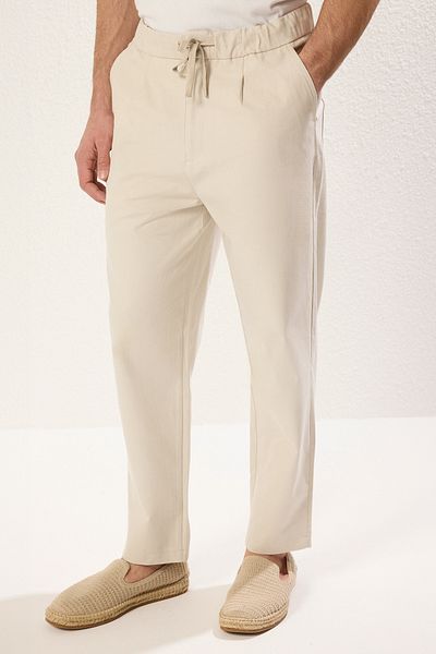 Trendyol Collection Premium-Strickhose in Steinfarbe – TMNSS25PL00013