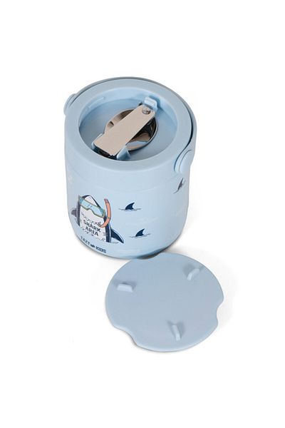 Eazy Kids Eazy Kids Super Shark Stainless Steel Insulated Food Jar - Blue(350ml)