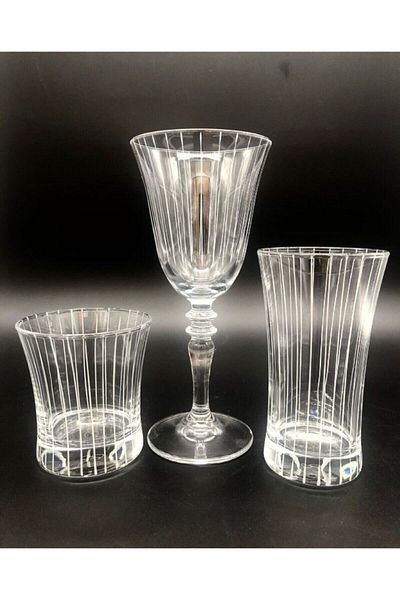 Paşabahçe Luxury 6-Person 18-Piece Goblet Water Cup Set