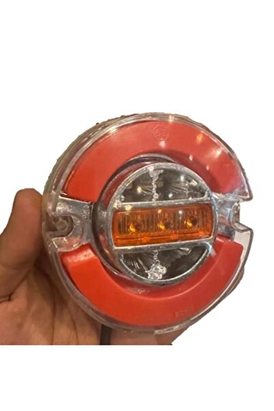 reyoto 2 Adet Neon Led Stop Lamba 12-24 Volt 4 Fonksiyonlu 9 Cm