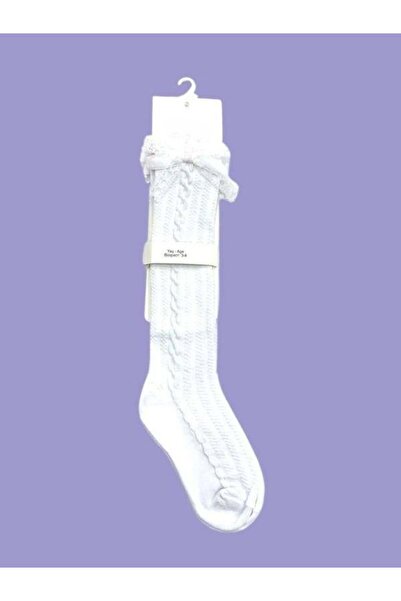 Zekids Girl's Cotton Knee-High Bow Socks