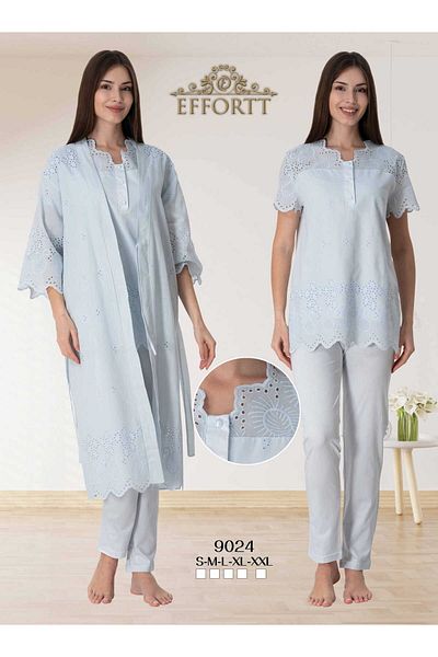 Maison Mila Set de pijamale de maternitate Effortt Fisto cu rochie