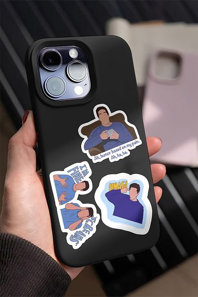 AR Sticker Set de autocolante pentru laptop, notebook, tabletă, model Friends 17