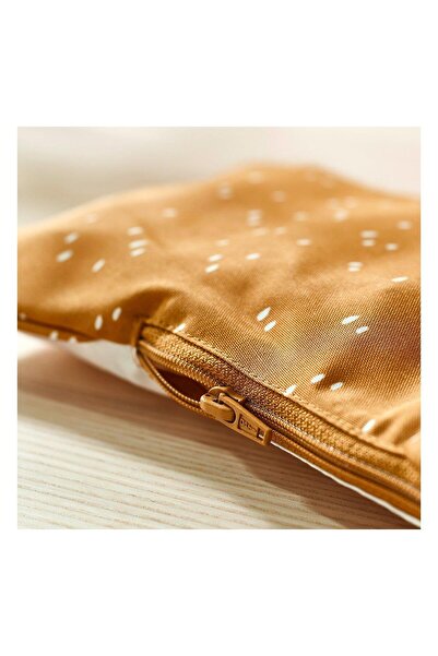 IKEA Support Cushion Cover Yellow-White