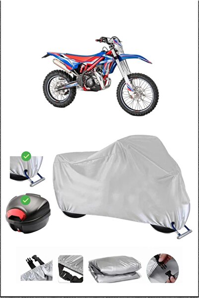 Breen بيتا RR2TENDURO250 قفل خلفي متوافق مع دراجة نارية مقاومة للماء - رمادي