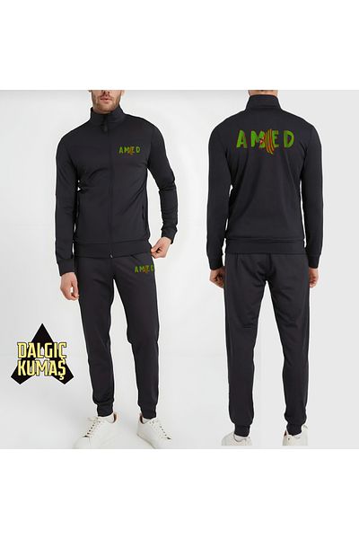SARI Σετ φόρμας Amed Written Diver Fabric Bottom Top