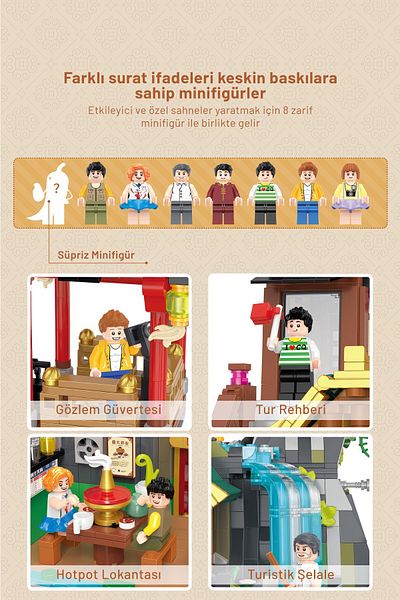 balody Impressive City Series – Hong Kong Part 3 (Bl21035) – Mini Block Building Toys Set