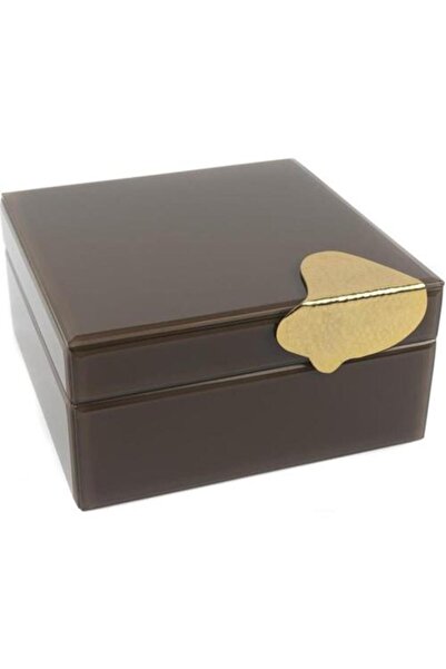 Mikasa Moor Kahverengi Gold Takı Kutusu 22x22x11cm P230.339876