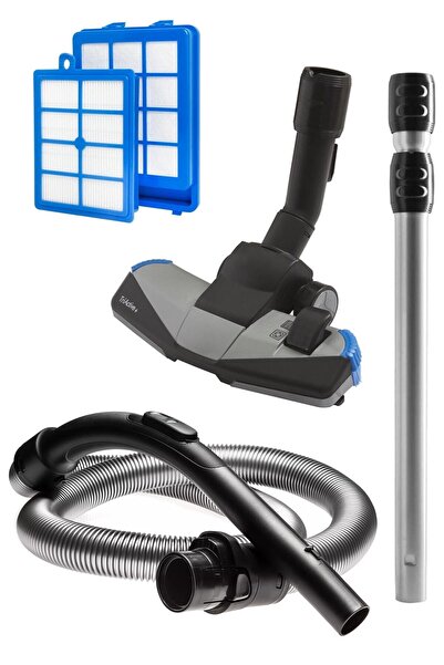 SupurgePlus Furtun compatibil Philps Xb 9125 Marathon Ultimate, cap absorbant, țeavă + set de filtre Hepa