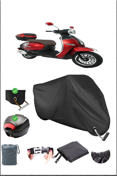 Breen SİYAH KUBA BRILLIANT 50 PLUS ARKA ÇANTA KİLİT UYUMLU SU GEÇİRMEZ BRANDA (MOTOSİKLET)