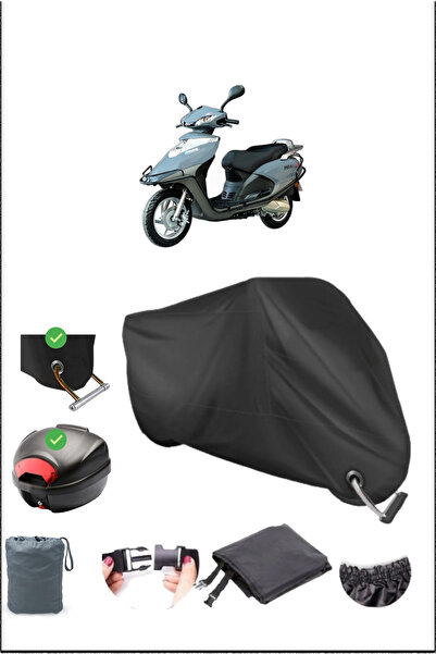Breen Black Arora Special 125 Rear Bag Lock Compatible Waterproof Canvas (Mot...