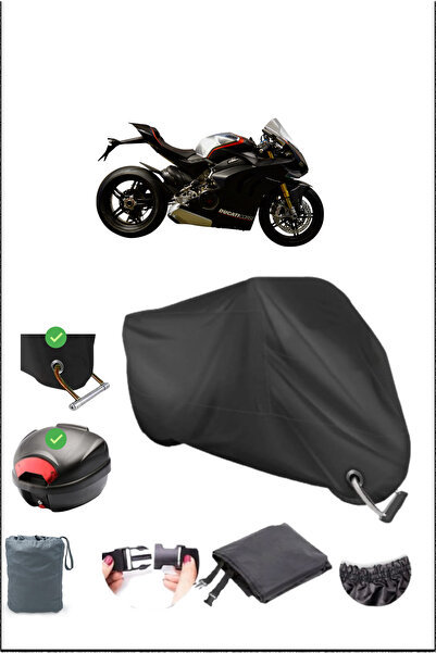 Breen Black Ducati Panigale V4 Sp Rear Bag Lock Compatible Waterproof Canvas ...
