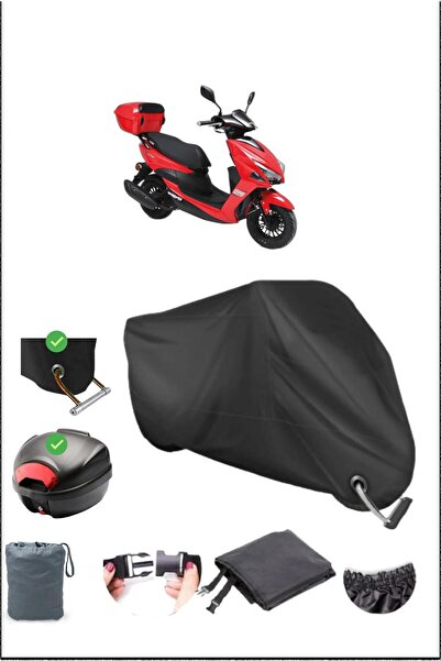 Breen أسود كوبا بيزارو 125 X حقيبة ظهر بفلتر قفل متوافق مع قماش مقاوم للماء (دراجة نارية)