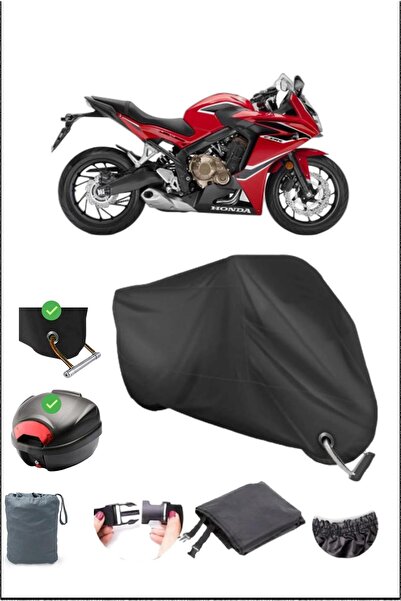 Breen Black Honda Cbr 600 Fa Rear Bag Lock Compatible Waterproof Canvas (Moto...