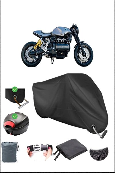 Breen أسود BMW K 1100 LT قفل خلفي متوافق مع القماش المشمع المقاوم للماء (دراج...