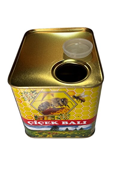 Avrasya Arıcılık Süzme Bal Tenekesi (Desenli) - 2 Kg