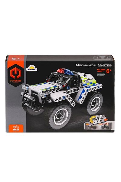 NS SHINE BEAUTY Police Vehicle Block Set for Kids – Build, Play and Develop Imagination
