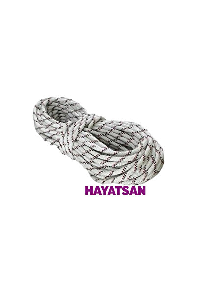 HYT 8 mm çap - Polyester Lastik Örgü Halat – Dağcılık – Gemicilik – Yatçılık – Balıkçılık - 10 metre