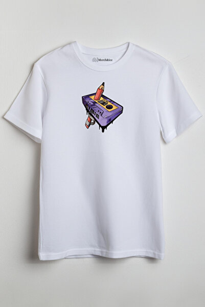 Merch&ice Kasetofon sa olovkom Štampano Unisex T-shirt