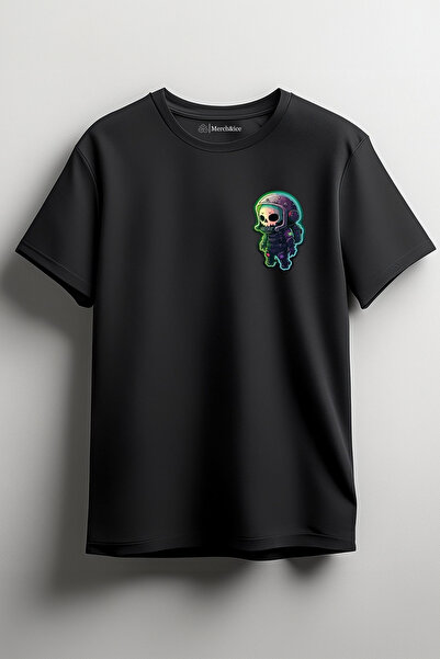Merch&ice Astronautska lobanja Štampano Unisex T-shirt