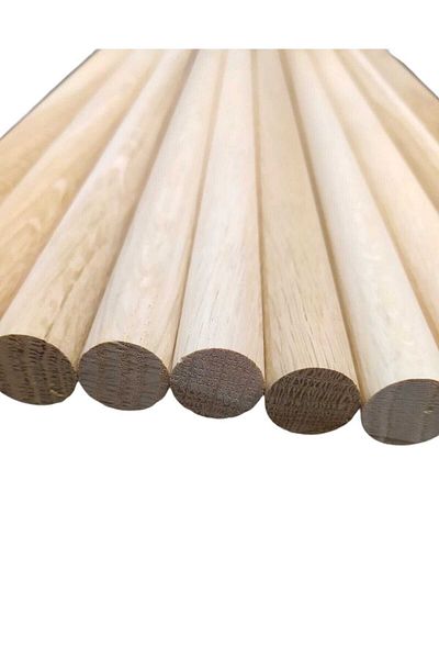 ncy Wooden Kavale Model Making Slat Kavela Ovened Oak Cylinder 30 Cm 20 Mm 10 Pieces