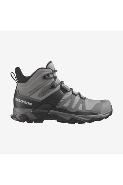 Salomon حذاء X Ultra 4 Mid Gtx للرجال باللون الرمادي للأماكن الخارجية حذاء رج...