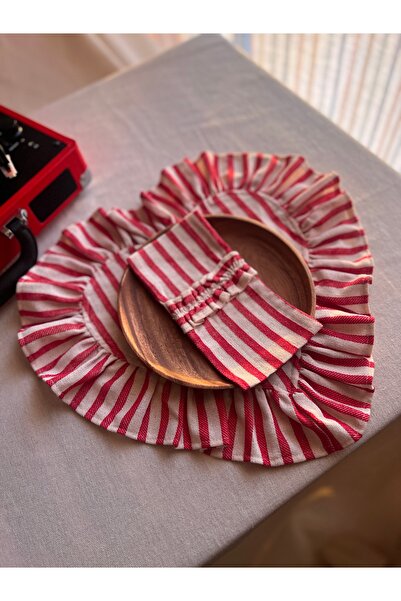 KaiHome 6-Piece Linen 3-Compartment Spoon Holder / Fork-Spoon-Knife Case