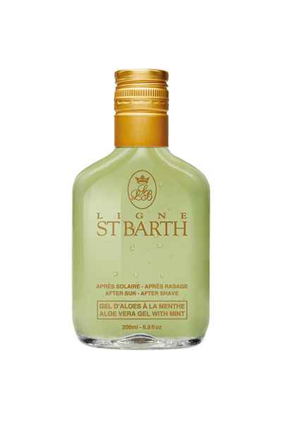 Ligne St. Barth Aloe Vera Gel With Mint After Sun After Shave 200 Ml Aslbeauty