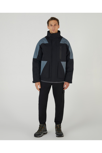SKECHERS M Outerwear Padded Jacket Erkek Siyah Mont S242035-001