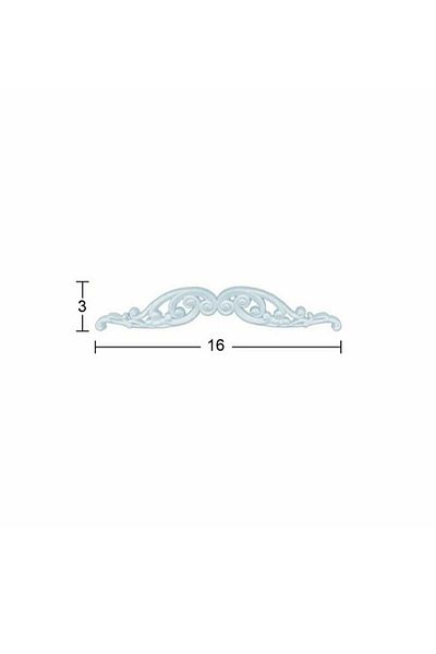 DERYA DESİNG ART Ea55 Flexible Wood - 16X3Cm Furniture Renovation and Decoration