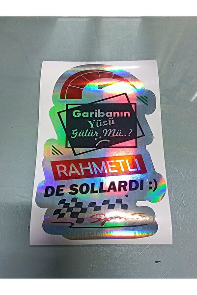 3M 32X22 cm Luxury Hologram - Car Rear Window Inscriptions Sticker Set