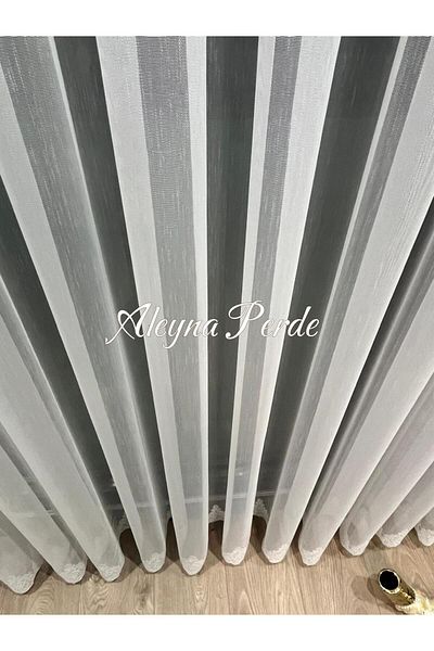 AleynaHome Δάπεδο μπαμπού - Κέντημα συχνό πτυχωτό