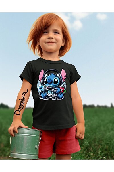 oneagılyazı Тениска с принт на коала за момичета с уголемен