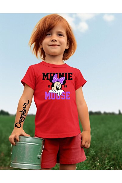 oneagılyazı Tricou supradimensionat pentru fete cu imprimeu Mick Mause