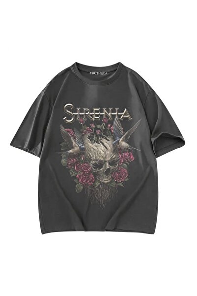 Violon Rock serija Sirenia Štampano Unisex Oversize kroj T-shirt