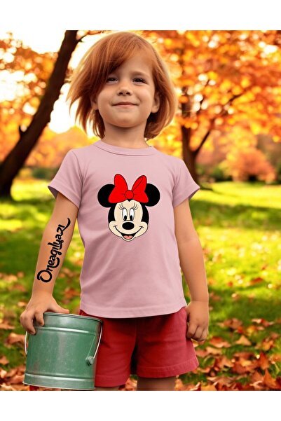 oneagılyazı Tricou supradimensionat pentru fete cu imprimeu Mick Mause