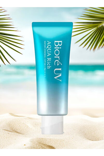 Biore كريم أساس مائي غني بعامل حماية من أشعة الشمس 50+ من UV Aqua، 70 جم
