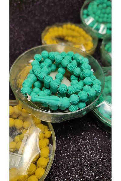 Fatih Rose Frigurant Rose Patterned 99'Luck Solvers (12 Pcs) Colours (Green -Yellow-Lilac)