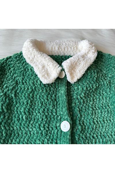 Home Velvet Baby Cardigan