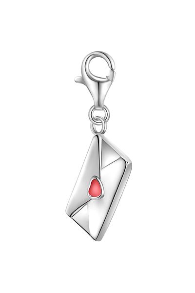 Rafaela Donata Silbercharm Charm Sterling Silber Emaille rot
