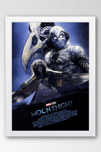 Saturn Pictură înrămată Moon Knight - Moon Knight Marvel Series Poster Painting