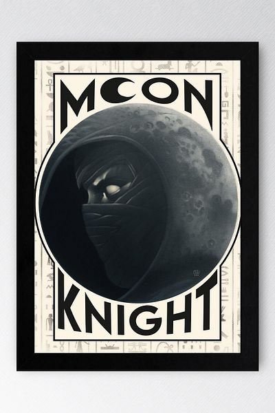 Saturn Pictură înrămată Moon Knight - Moon Knight Marvel Series Poster Painting